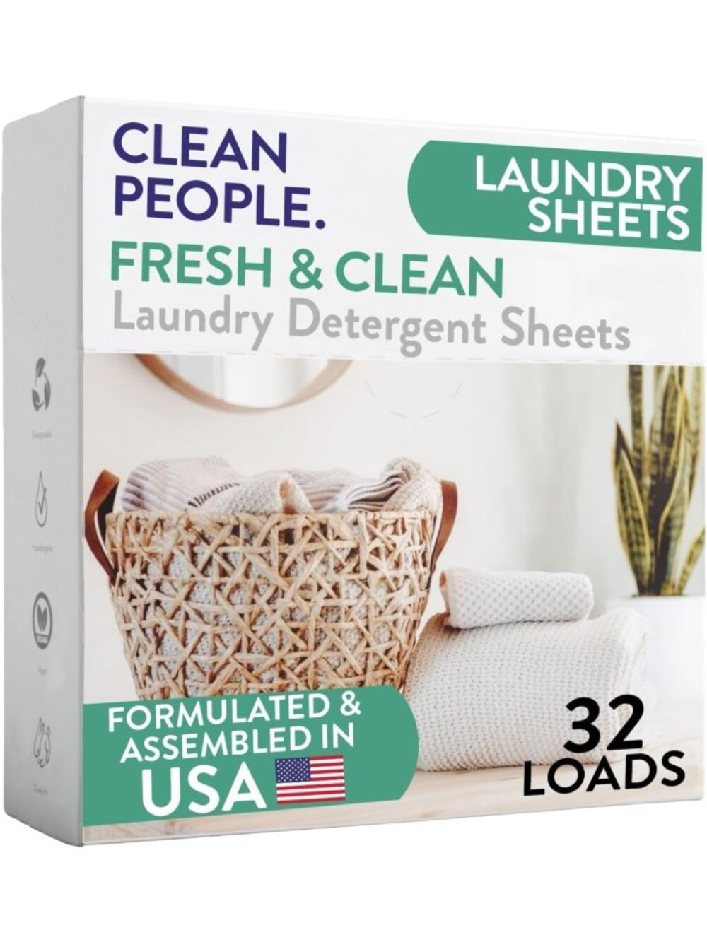 Ultra Concentrated Laundry Detergent Sheets - Eco-Friendly, Stain Fighting